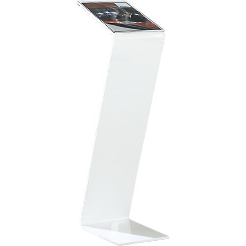 Bodenaufsteller, Plexiglas, B 220 x T 300 x H 850 mm, weiß