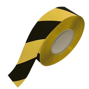Bodenmarkierungsband Safety-Floor Permanent, für versiegelte Flächen, B 50 mm x L 33 m, schwarz/gelb Bodenmarkierungsband Safety-Floor Permanent, für versiegelte Flächen, B 50 mm x L 33 m, schwarz/gelb