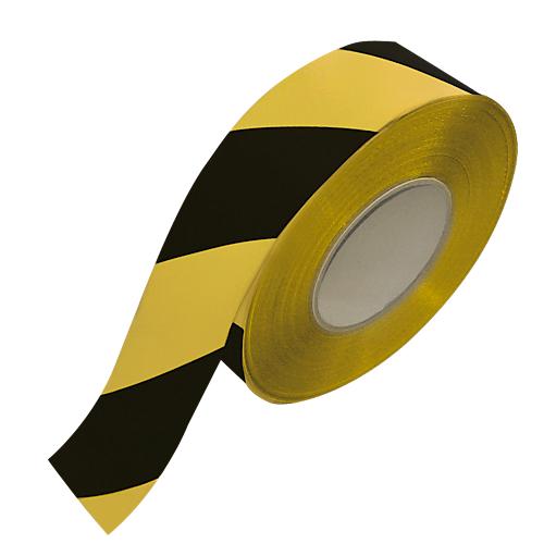 Bodenmarkierungsband Safety-Floor Permanent, für versiegelte Flächen, B 50 mm x L 33 m, schwarz/gelb