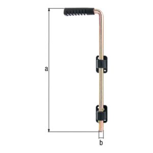 Bodenschieber galv.verz.d.pass.L400xS16mmStahl schwarz A Bolz.-Tor 40mm GAH Bodenschieber galv.verz.d.pass.L400xS16mmStahl schwarz A Bolz.-Tor 40mm GAH