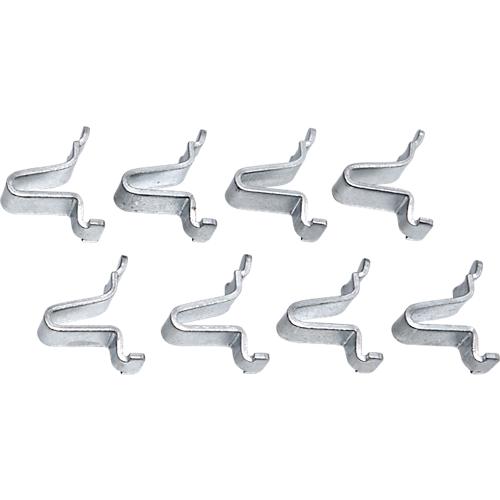Bodenträger für Schäfer Shop Select Materialschränke Serie MS mit Rastermaß 25 mm, B 13 x T 28 x H 34 mm, Stahl verzinkt, 8 Stück