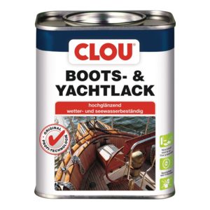 Boots-/Yachtlack farblos glänzend 0,75l Dose CLOU Boots-/Yachtlack farblos glänzend 0,75l Dose CLOU