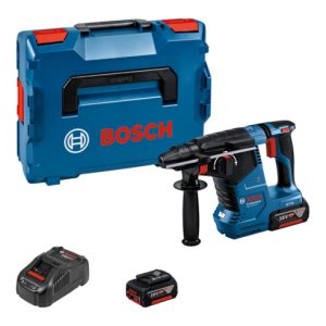Bosch Akku-Bohrhammer mit SDS plus GBH 18V-24 C, 2 Akku, Schnellladeg. und L-BOXX Bosch Akku-Bohrhammer mit SDS plus GBH 18V-24 C, 2 Akku, Schnellladeg. und L-BOXX