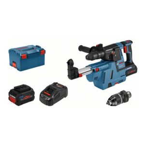 Bosch Akku-Bohrhammer mit SDS plus GBH 18V-26 F: 2x Akku GBA 5.5Ah, Staubabsaugsystem Bosch Akku-Bohrhammer mit SDS plus GBH 18V-26 F: 2x Akku GBA 5.5Ah, Staubabsaugsystem