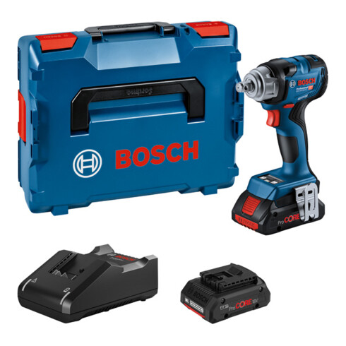 Bosch Akku-Drehschlagschrauber GDS 18V-330 HC, L-BOXX 136, 2 x Akku ProCORE18V 4.0Ah