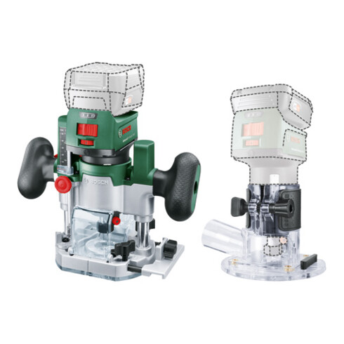 Bosch Akku-Fräse Router Combi Set