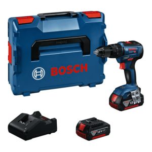 Bosch Akku-Schlagbohrschrauber GSB 18V-55 mit 2 Akkus 18V 3.0Ah, Ladegerät und L-BOXX 136 Bosch Akku-Schlagbohrschrauber GSB 18V-55 mit 2 Akkus 18V 3.0Ah, Ladegerät und L-BOXX 136