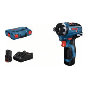 Bosch Akku-Schrauber GSR 12V-35 HX: 2 x Akku GBA 12V 3.0Ah, Schnellladegerät, L-BOXX Bosch Akku-Schrauber GSR 12V-35 HX: 2 x Akku GBA 12V 3.0Ah, Schnellladegerät, L-BOXX