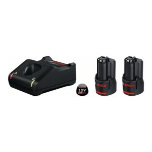 Bosch Akku Starter-Set: 2 x GBA 12 Volt 2,0 Ah und GAL 12V-40 Bosch Akku Starter-Set: 2 x GBA 12 Volt 2,0 Ah und GAL 12V-40