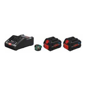 Bosch Akku Starter-Set: 2 x ProCORE18 Volt 8,0 Ah und GAL 18V-160 C Bosch Akku Starter-Set: 2 x ProCORE18 Volt 8,0 Ah und GAL 18V-160 C