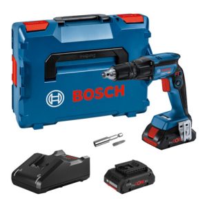 Bosch Akku-Trockenbauschrauber GTB 18V-45, 2 x Akku ProCORE18V 4.0Ah, Ladg. u. L-BOXX Bosch Akku-Trockenbauschrauber GTB 18V-45, 2 x Akku ProCORE18V 4.0Ah, Ladg. u. L-BOXX