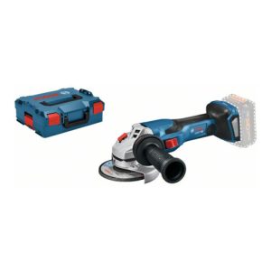 Bosch Akku-Winkelschleifer BITURBO GWS 18V-15 C, Solo Version, Zusatzhandgriff, L-BOXX Bosch Akku-Winkelschleifer BITURBO GWS 18V-15 C, Solo Version, Zusatzhandgriff, L-BOXX