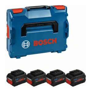 Bosch Akkupack 4x ProCORE18V 5,5Ah mit L-BOXX Bosch Akkupack 4x ProCORE18V 5,5Ah mit L-BOXX