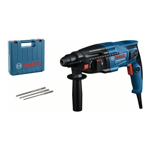 Bosch Bohrhammer mit SDS plus GBH 2-21 mit 1x Bohrer SDS plus 6/8/10 mm