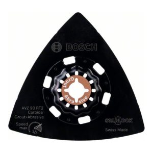 Bosch Carbide-RIFF Schleifplatte AVZ 90 RT2, 90 mm, Carbide Sanding, Grit 2 Bosch Carbide-RIFF Schleifplatte AVZ 90 RT2, 90 mm, Carbide Sanding, Grit 2