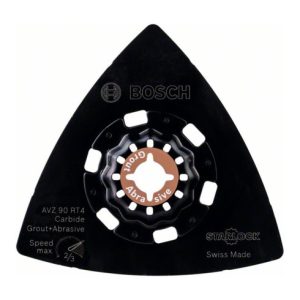 Bosch Carbide-RIFF Schleifplatte AVZ 90 RT4, 90 mm, Carbide Sanding Grit 4 Bosch Carbide-RIFF Schleifplatte AVZ 90 RT4, 90 mm, Carbide Sanding Grit 4