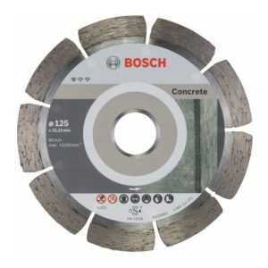 Bosch Diamanttrennscheibe Standard for Concrete, 125 x 22,23 x 1,6 x 10 mm Bosch Diamanttrennscheibe Standard for Concrete, 125 x 22,23 x 1,6 x 10 mm