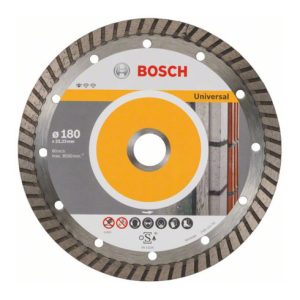 Bosch Diamanttrennscheibe Standard for Universal Turbo 180×22,23×2,5×10 mm Bosch Diamanttrennscheibe Standard for Universal Turbo 180×22,23×2,5×10 mm