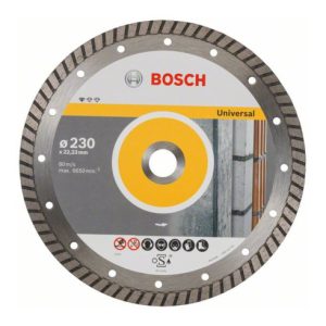 Bosch Diamanttrennscheibe Standard for Universal Turbo 230×22,23×2,5×10 mm Bosch Diamanttrennscheibe Standard for Universal Turbo 230×22,23×2,5×10 mm