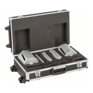 Bosch Diamanttrockenbohrkronen-Set G 1/2″, 5-teilig 38/52/65/117/127 mm 150 mm 7 mm Bosch Diamanttrockenbohrkronen-Set G 1/2″, 5-teilig 38/52/65/117/127 mm 150 mm 7 mm