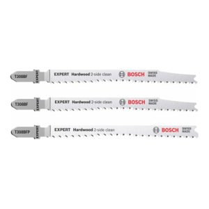 Bosch EXPERT Hardwood 2-side clean Stichsägeblatt-Set 2-tlg., T308BF/BFP für Stichsägen Bosch EXPERT Hardwood 2-side clean Stichsägeblatt-Set 2-tlg., T308BF/BFP für Stichsägen
