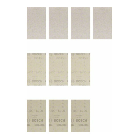 Bosch EXPERT M480 Schleifnetz-Set 80 x 133mm 10 Stück für Exzenterschleifer