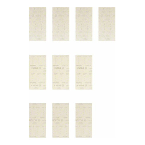 Bosch EXPERT M480 Schleifnetz-Set 93 x 186mm 10 Stück für Exzenterschleifer