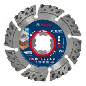 Bosch EXPERT MultiMaterial X-LOCK Diamanttrennscheiben 115 x 22,23 x 2,4 x 12mm für Winkelschleifer mit X-LOCK und mit Spannmutter Bosch EXPERT MultiMaterial X-LOCK Diamanttrennscheiben 115 x 22,23 x 2,4 x 12mm für Winkelschleifer mit X-LOCK und mit Spannmutter