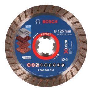 Bosch EXPERT MultiMaterial X-LOCK Diamanttrennscheiben, 125 x 22,23 x 2,4 x 12 mm Bosch EXPERT MultiMaterial X-LOCK Diamanttrennscheiben, 125 x 22,23 x 2,4 x 12 mm