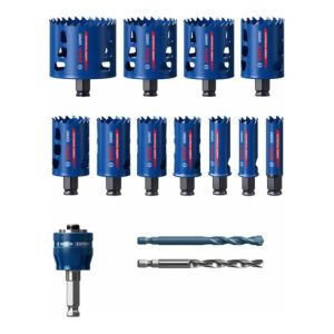 Bosch EXPERT Tough Material Lochsäge-Set 20/22/25/32/35/40/44/51/60/64/76mm 14-tlg. für Dreh- und Schlagbohrer Bosch EXPERT Tough Material Lochsäge-Set 20/22/25/32/35/40/44/51/60/64/76mm 14-tlg. für Dreh- und Schlagbohrer