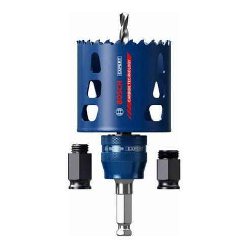 Bosch EXPERT Tough Material Lochsäge-Starter-Set 51 x 60mm für Dreh- und Schlagbohrer