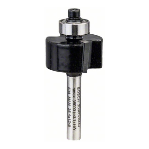Bosch Falzfräser 6 mm D1 25,4 mm L 12,4 mm G 54 mm