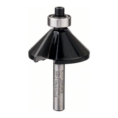 Bosch Fase-/Bündigfräser 1/4", D1 34,9 mm B 13 mm L 14,6 mm G 56 mm 45°