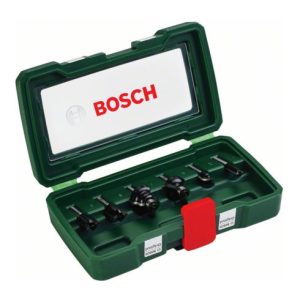 Bosch Fräser-Set-HM, 6-teilig, Durchmesser: 1/4″ Schaft Bosch Fräser-Set-HM, 6-teilig, Durchmesser: 1/4″ Schaft