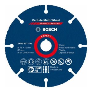 BOSCH Hartmetall-Trennscheibe, Scheiben-⌀: 76mm BOSCH Hartmetall-Trennscheibe, Scheiben-⌀: 76mm