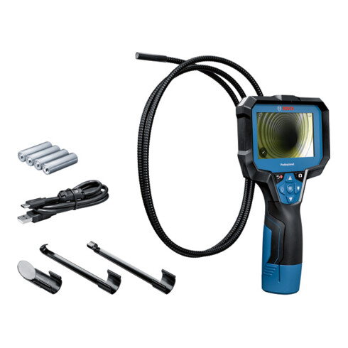 Bosch Inspektionskamera GIC 12V-4-23 C, 4 x 1.5 V-LR6-Batterie , Akku-Adapter