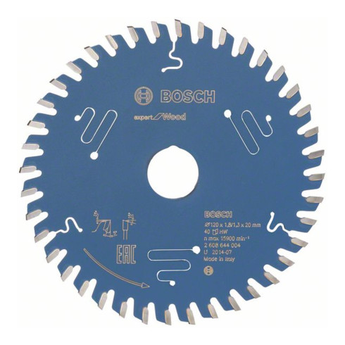 Bosch Kreissägeblatt Expert for Wood 120 x 20 x 1,8 mm 40