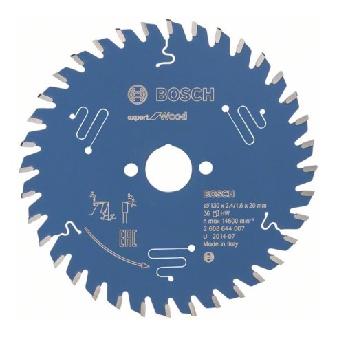 Bosch Kreissägeblatt Expert for Wood 130 x 20 x 2,4 mm 36