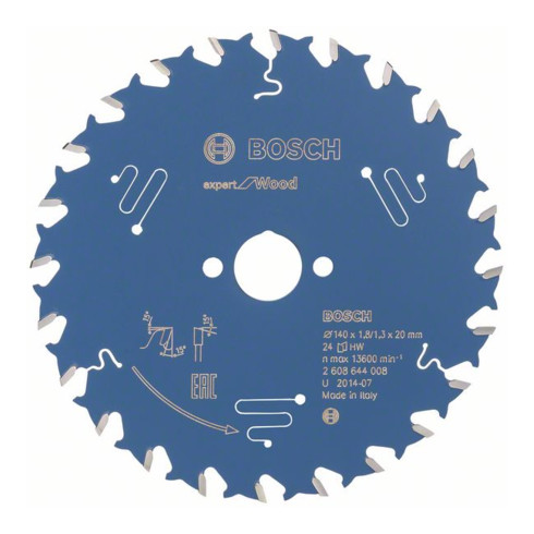 Bosch Kreissägeblatt Expert for Wood 140 x 20 x 1,8 mm 24
