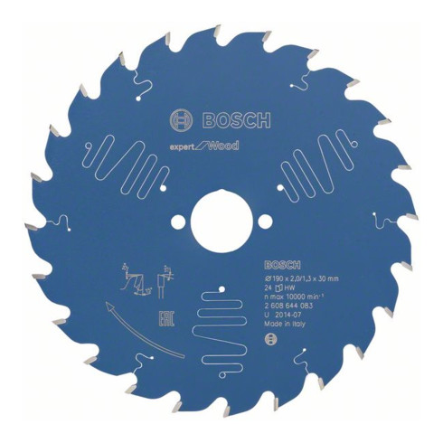 Bosch Kreissägeblatt Expert for Wood 190 x 30 x 2,0 mm 24