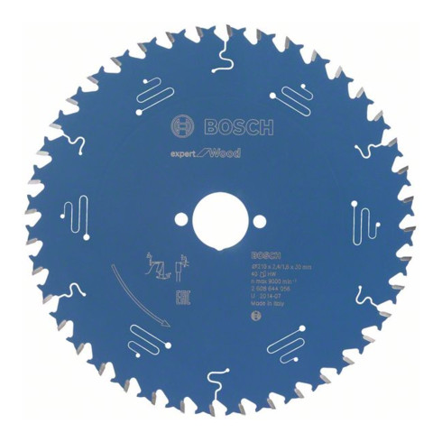 Bosch Kreissägeblatt Expert for Wood 210 x 30 x 2,4 mm 40