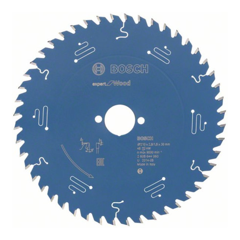 Bosch Kreissägeblatt Expert for Wood 210 x 30 x 2,8 mm 48