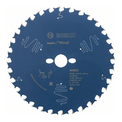 Bosch Kreissägeblatt Expert for Wood 254 x 30 x 2,6 mm 32