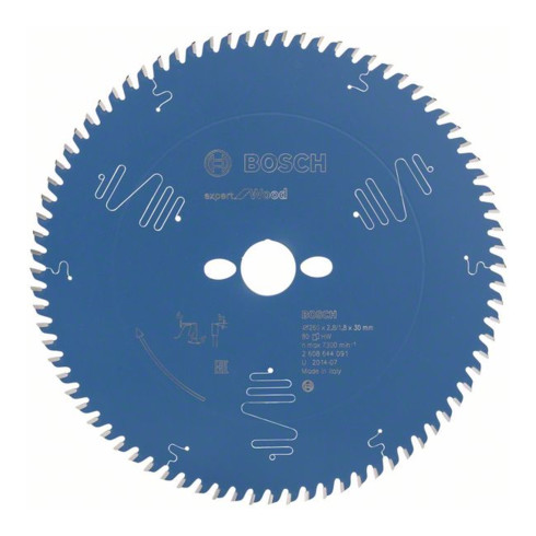 Bosch Kreissägeblatt Expert for Wood 260 x 30 x 2,8 mm 80