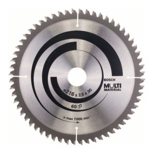 Bosch Kreissägeblatt Multi Material 216 x 30 x 2,5 mm 60 Bosch Kreissägeblatt Multi Material 216 x 30 x 2,5 mm 60