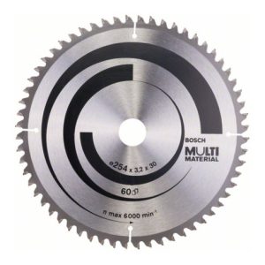 Bosch Kreissägeblatt Multi Material 254 x 30 x 3,2 mm 60 Bosch Kreissägeblatt Multi Material 254 x 30 x 3,2 mm 60