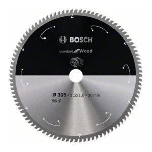 Bosch Kreissägeblatt Standard for Aluminium für Akkusägen 305×2.2/1.6×30, 96 Zähne Bosch Kreissägeblatt Standard for Aluminium für Akkusägen 305×2.2/1.6×30, 96 Zähne