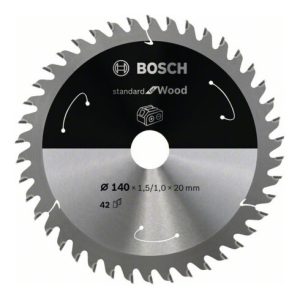 Bosch Kreissägeblatt Standard for Wood für Akkusägen 140×1.5/1×20, 42 Zähne Bosch Kreissägeblatt Standard for Wood für Akkusägen 140×1.5/1×20, 42 Zähne