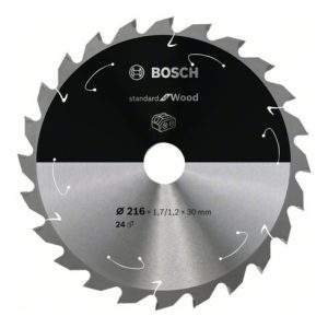 Bosch Kreissägeblatt Standard for Wood für Akkusägen 216 x 1,7/1,2 x 30 24 Zähne Bosch Kreissägeblatt Standard for Wood für Akkusägen 216 x 1,7/1,2 x 30 24 Zähne