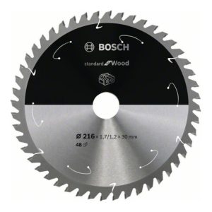 Bosch Kreissägeblatt Standard for Wood für Akkusägen 216 x 1,7/1,2 x 30 48 Zähne Bosch Kreissägeblatt Standard for Wood für Akkusägen 216 x 1,7/1,2 x 30 48 Zähne